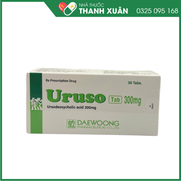 Thuốc Uruso 300mg điều trị sỏi mật